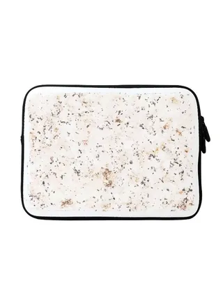Marble Printed Sleeve For Apple MacBook 15 inch Beige/Black 