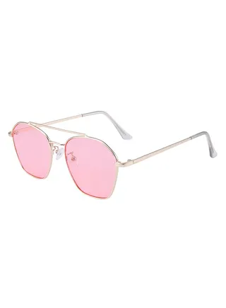 UV Protection Hexagon Sunglasses 