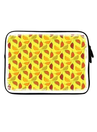 Autumn Leaves Sleeve For Laptops Yellow 