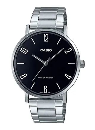 Stainless Steel Analog Wrist Watch MTP-VT01D-1B2UDF 