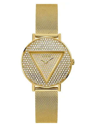 Iconic Women’s Gold Tone Case Gold Tone Stainless Steel/Mesh Watch GW0477L2 - 36mm 
