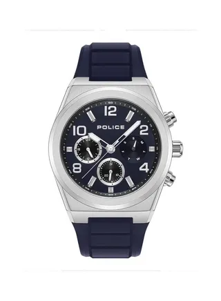 Men's Salkantay Silicone Strap Chronograph Wrist Watch PEWJQ2226701 - 45mm - Blue 