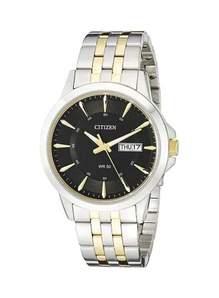 Men's Water Resistant Analog Watch BF2018-52E - 41 mm - Silver/Gold 
