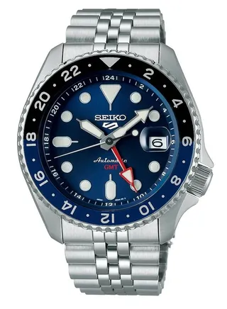 GMT Water Resistant Jubilee Stainless Steel Watch SSK003K1 