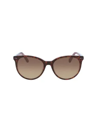 Women's Full Rimmed Round Frame Sunglasses - Lens Size: 55 mm 