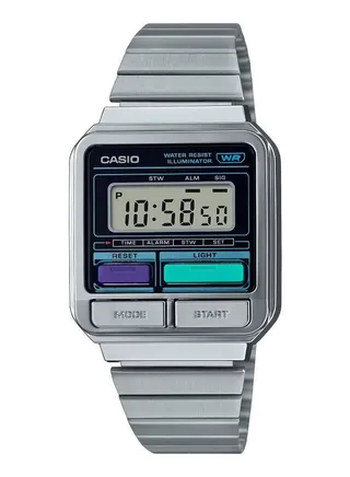 New Vintage Digital Stainless Steel Watch A120WE-1ADR 
