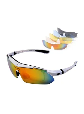 Outdoor Sports Polorized 5 Lens Sunglasses 