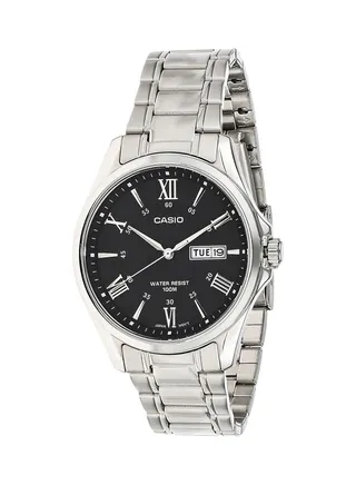Men's Stainless Steel Analog Watch MTP-1384D-1AVDF - 41 mm - Silver 