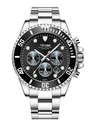 Men's Stainless Steel Analog Watch T823 - 42 mm - Silver 