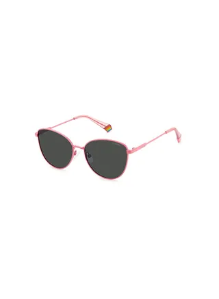 Women's UV Protection Cat Eye Sunglasses - Pld 6188/S Pink 55 - Lens Size: 55 Mm 