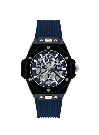 Men's Analog Tonneau Shape Silicone Wrist Watch LC07975.399 - 44 Mm 