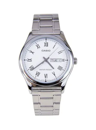 Men's Enticer Analog Watch MTP-V006D-7BUDF - 45 mm - Silver 