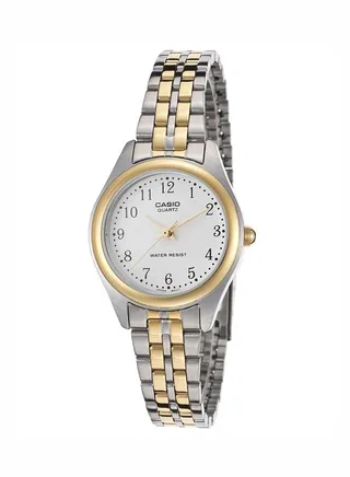 Women's Stainless Steel Analog Quartz Watch LTP-1129G-7BRDDF - 32 mm - Silver/Gold 
