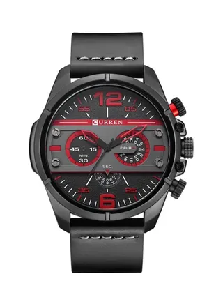 men Water Resistant Analog Watch 652LM046 130 - 45 mm - Black 