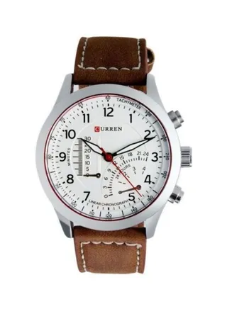 Men's Leather Analog Watch 815522 