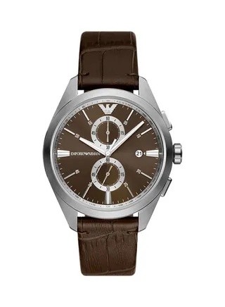 Men's Leather Chronograph Wrist Watch AR11482 