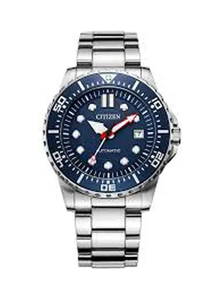 Men's Casual Watches Stainless Steel Analog Nj0121-89L - 43 mm - Silver 