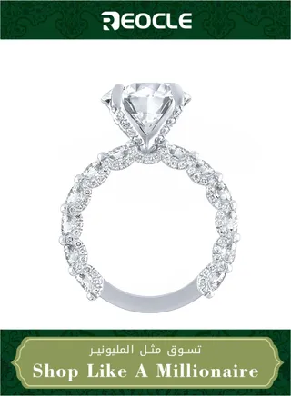 Women's Zircon Ring Flash Rhinestone Round Princess Ring with Round Cut Diamond Best Jewelry Gifts for Marriage Anniversary & Birthday 