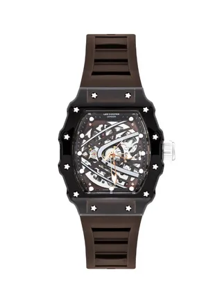 Lee Cooper Men 's Black Dial Automatic  watch - LC07980.066 