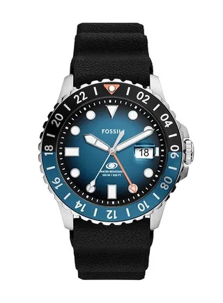Men's Analog Round Shape Silicone Wrist Watch FS6049 - 46 Mm 