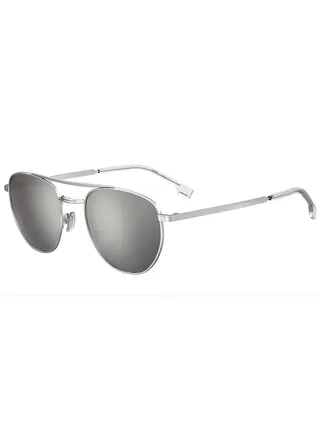 Men's UV Protection Rectangular Sunglasses - Boss 1631/S Grey Millimeter - Lens Size: 53 Mm 