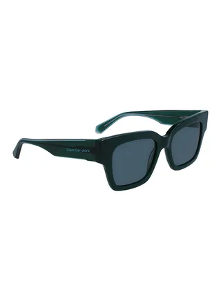 Unisex Rectangular Sunglasses - CKJ23601S-301-5219 - Lens Size: 52 Mm 