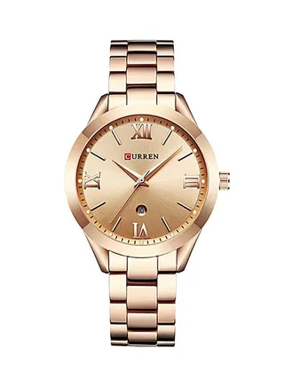 Women's Water Resistant Analog Watch WT-CU-9007-RGO#D1 