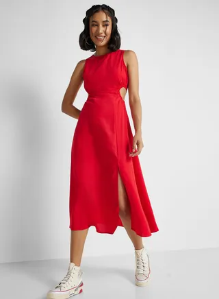 Cutout Midi Dress 