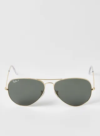 Men's UV-Protection Aviator Sunglasses - Lens Size : 58mm 