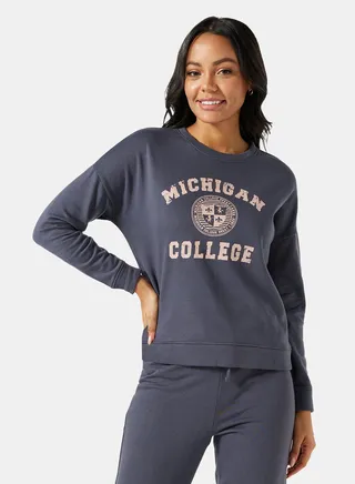 Michigan Sweatshirt Blue 