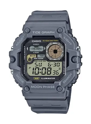 Digital Resin Band Watch WS-1700H-2AVDF 