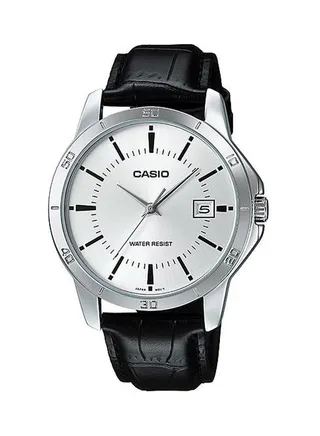 Men's Water Resistant Analog Watch MTP-V004L-7AUDF - 42 mm - Black 