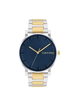 Men Analog Round Shape Stainless Steel Wrist Watch 25200258 43 mm 