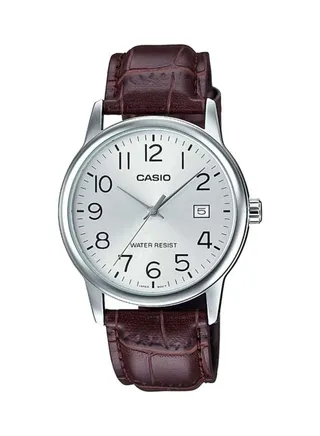 Men's Dress Analog Watch MTP-V002L-7B2UDF - 44 mm - Brown 