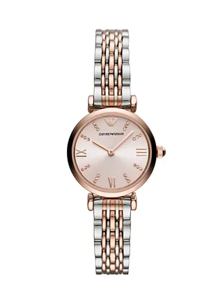 Women's Analog Round Shape Stainless Steel Wrist Watch AR11223 - 28 Mm 