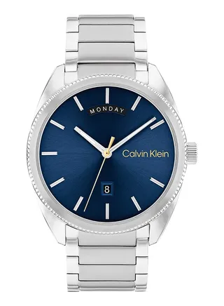 Men's Analog Round Shape Stainless Steel Wrist Watch 25200446 - 42 Mm 