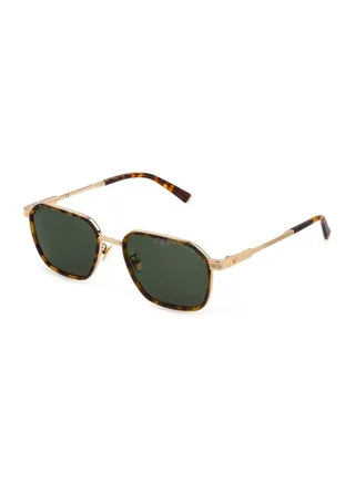 Men's UV Protection Square Sunglasses - Lewis Hamilton SPLC56 300V 55 - Lens Size: 55 mm 