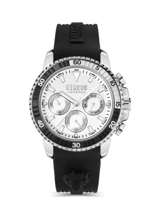 Men's Analog Round Shape Silicone Wrist Watch V WVSPLO1021 - 45 Mm 