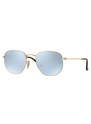 Hexagonal Round Sunglasses - RB3548 01 30 54 - Lens Size: 54 mm - Gold 