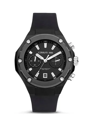 Men's Lucardo Round Chronograph Wrist Watch CIWGO2206105 - 56mm - Black 