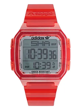 Men's Digital Square Shape Resin Wrist Watch AOST22051 - 48 Mm 