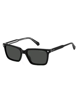 Men Rectangular Sunglasses PLD 4116/S/X  BLACK 55 
