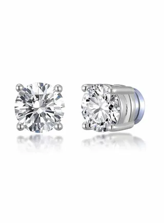 Stainless Steel Magnetic Stud Earrings for Men Women Non-piercing Hypoallergenic 6mm 1 Pairs 