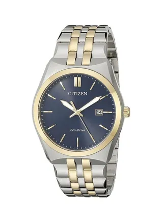 Men's Eco-Drive Analog Watch BM7334-66L - 40Mm - Silver/Gold 
