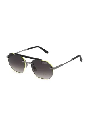 Men's UV Protection Pilot Sunglasses - Lewis Hamilton SPLG35 509V 56 - Lens Size: 56 mm 