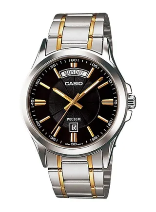 Stainless Steel Analog Wrist Watch MTP-1381G-1AVDF 