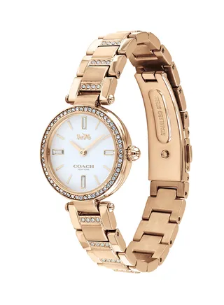 Women's Analog Round Shape Stainless Steel Wrist Watch 14503099 - 26 Mm 