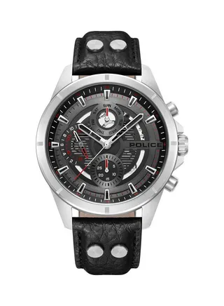 men Analog Round Shape Stainless Steel Wrist Watch JF00046 - 45 Mm 