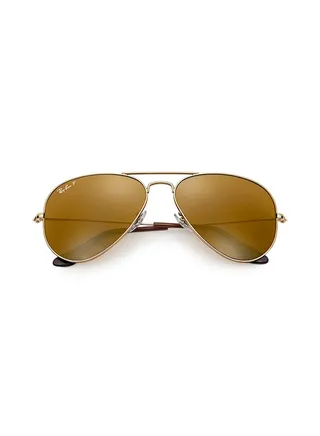 Polarized Aviator Sunglasses - RB3025 001/57 - Lens Size: 58 mm - Gold 