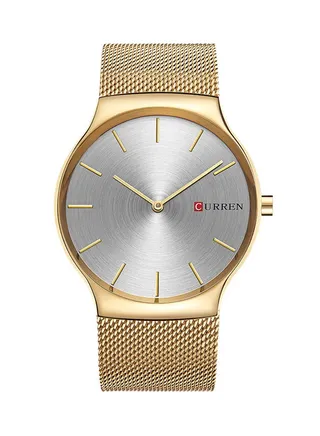 Men's Water Resistant Stainless Steel  Analog Watch 8256 